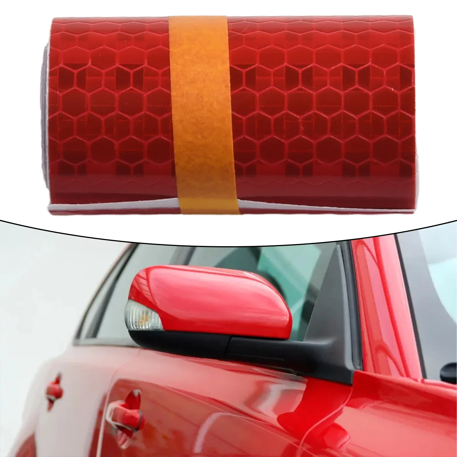 Car Tape Strip Stickers Light Reflector Sticker Reflective Film Water Resistance Effective Prevention Of Accidents