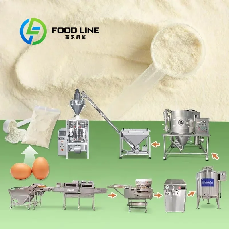 Whey Protein Making Machine Small Egg Powder Processing Plant for One Place All Protein Production Customize