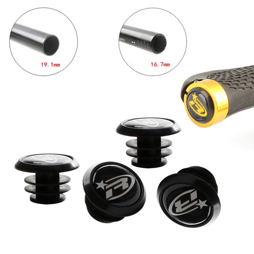 1Pair MTB Bike Handlebar Cap Bicycle Scooter Grips End Lock-On Bar Grips Anti-slip MTB Scooter Bikes Accessories