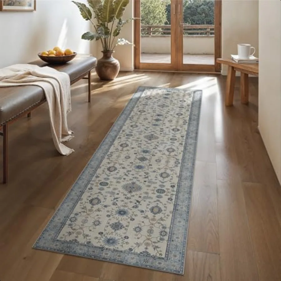

Runner Rug for Hallways hine Washable 2x8 Non Slip Boho Lightweight Washable Runners Thin Floor Rugs for Entryway Hallway Bath