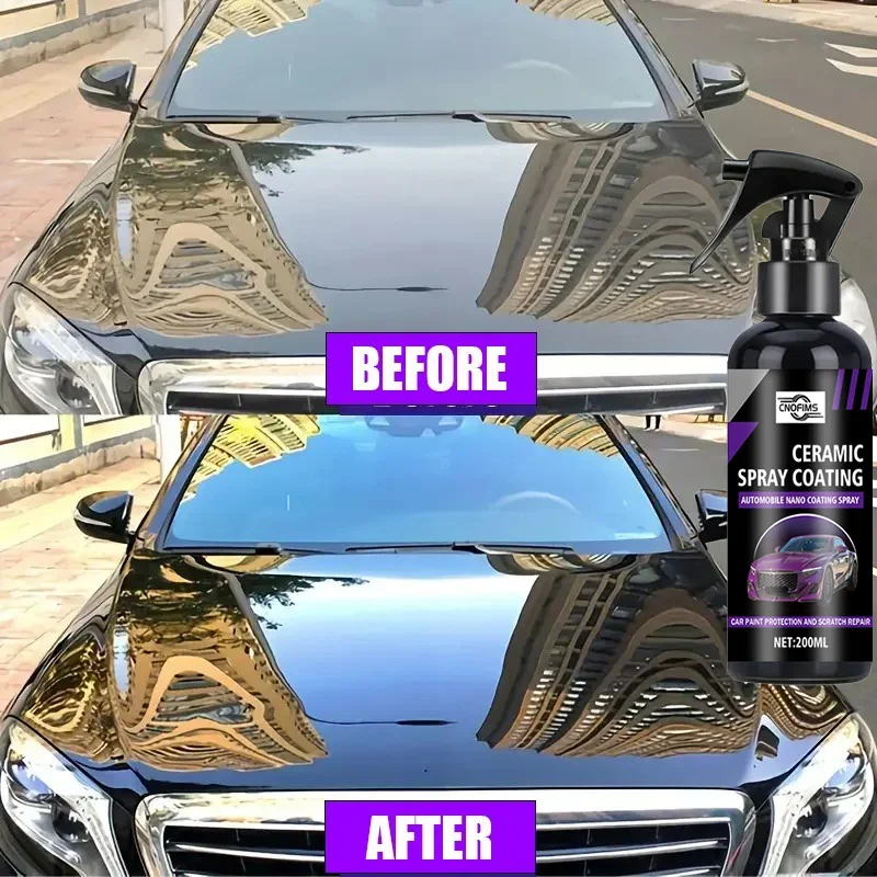 Fasilawei Quick Car Paint Coating Spray - Hydrophobic Protection Ultimate Gloss Automotive Shield
