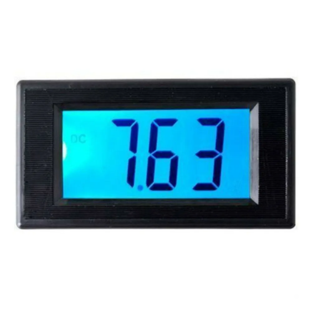 DC 0-200mV 4 Wire LCD Digital Panel Voltmeter YB5135D AC/DC 8-12V Power Supply For Voltage Monitoring Testing Instrument