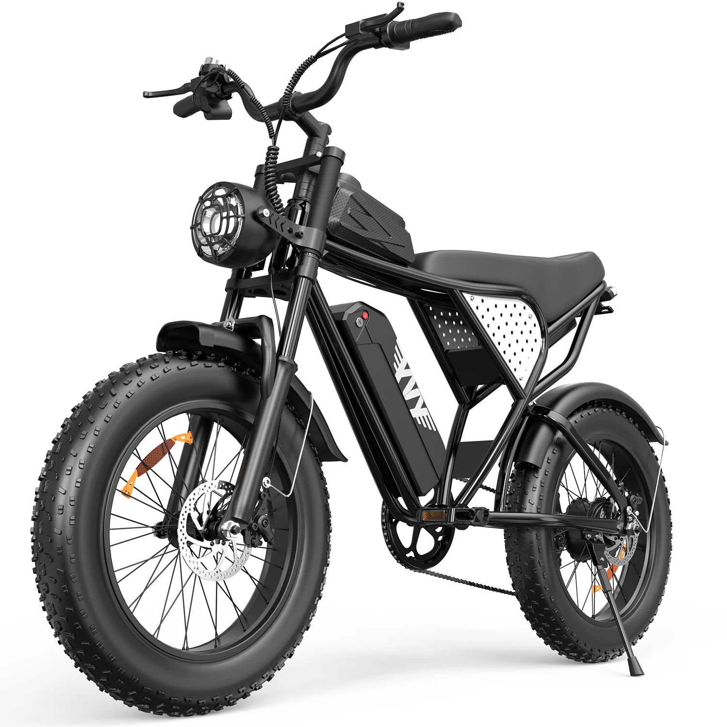 YVY 1200W 48V Elektrofahrrad für Erwachsene 15,6Ah Akku Offroad Touring City Trail 20*4 Zoll Fat Tire Snow City Pendler E-Bike