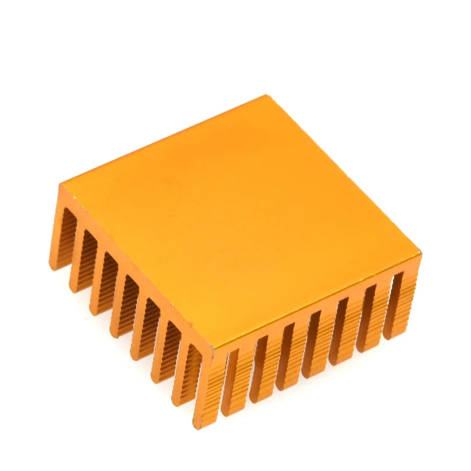 1-100pcs Heat sink 28*28*15MM (gold slot) high-quality radiator