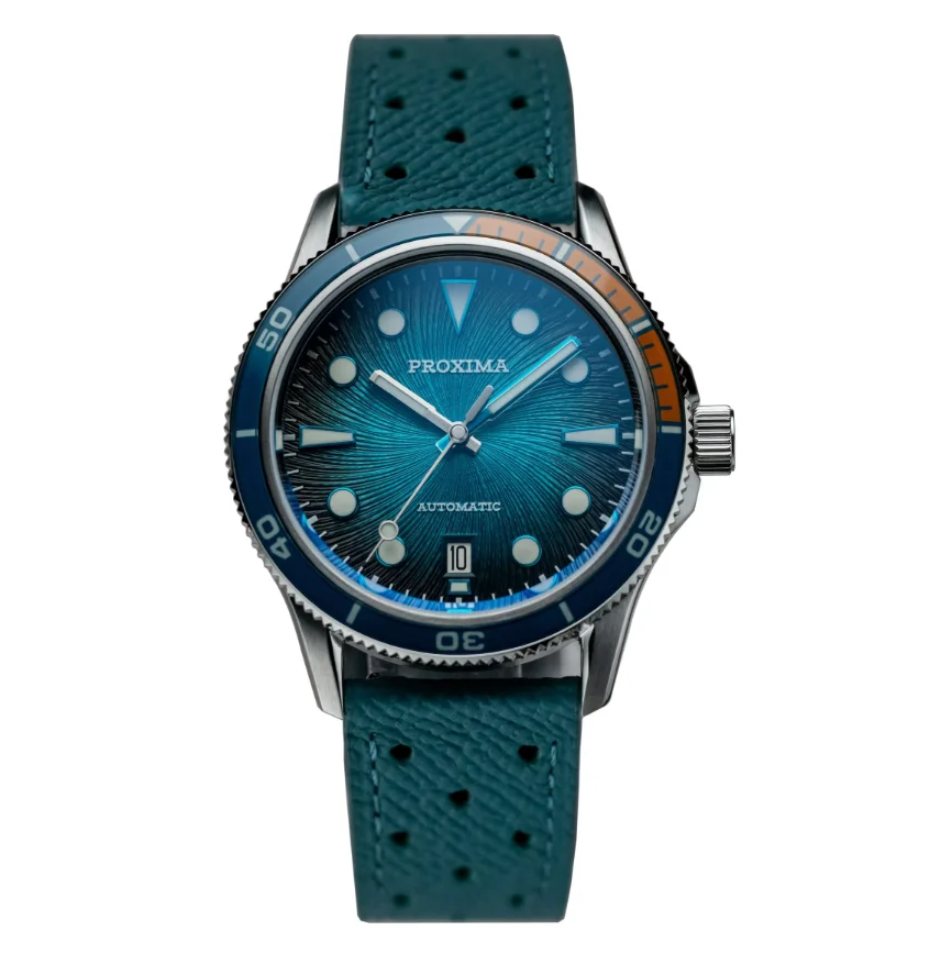 

Proxima Men Automatic Watch 39mm Mechanical Wristwatch 10ATM Waterproof BGW-9 Luminous Sapphire Ceramic Bezel Miyota 9015