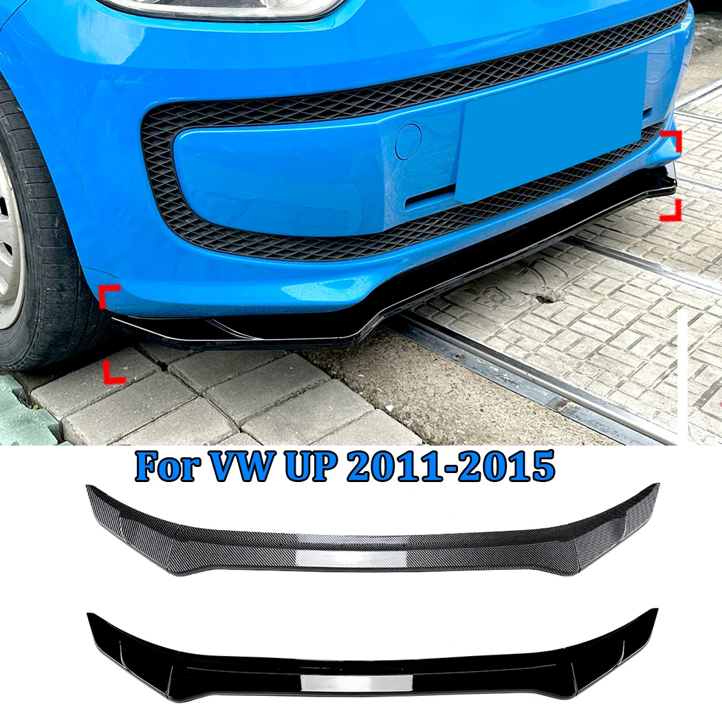 

Передний спойлер для бампера VW UP 2011-2015, нижний сплиттер, защитная пластина, детали для модификации экстерьера автомобиля