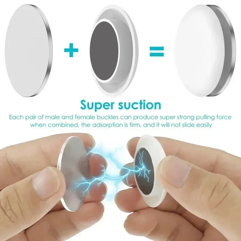 Magnetic Curtain Weights No Nail Shower Curtain Clip Drapery Waterproof Magnetic Buckle Reusable Fridge Tablecloth Magnet Button