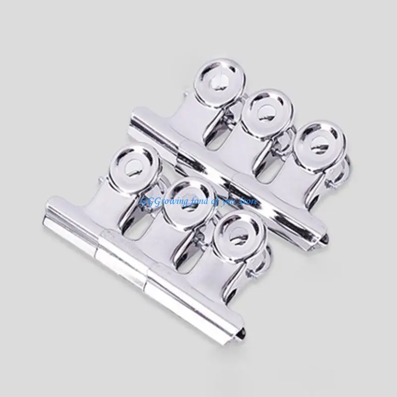 

H9EB 2'' Metal Clamps 36pcs Hinge Clips for Tags Bags Home Office School Supplies