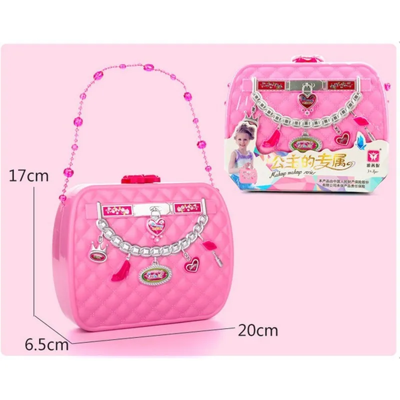 Kid Makeup Toys Cosmetic Princess Makeup Box Safe and Harmless Kit Eye Shadow Palette Toy Makeup for Girls Beauty Fashion Gifts