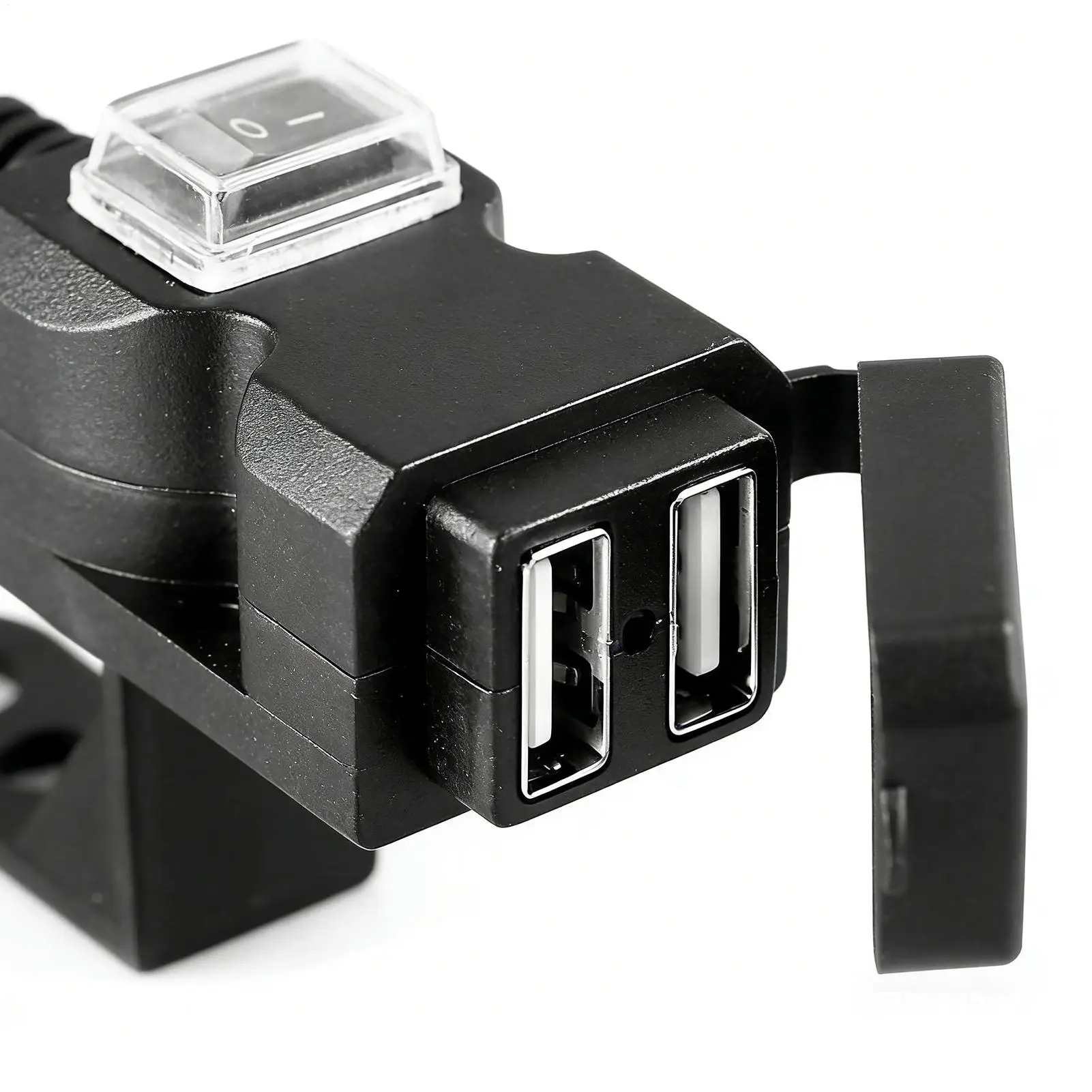 Motorcycle USB Charger Waterproof Fast Adapter Motorcycle USB Adapter For GPS Tablet Dashboard Camera Motorbike Scooter