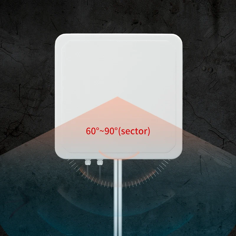 4dbi Antenna Reader UHF RFID Card Reader 5m Medium Range RS232/RS485/Wiegand/TCP/IP Read 5m Integrative UHF Reader