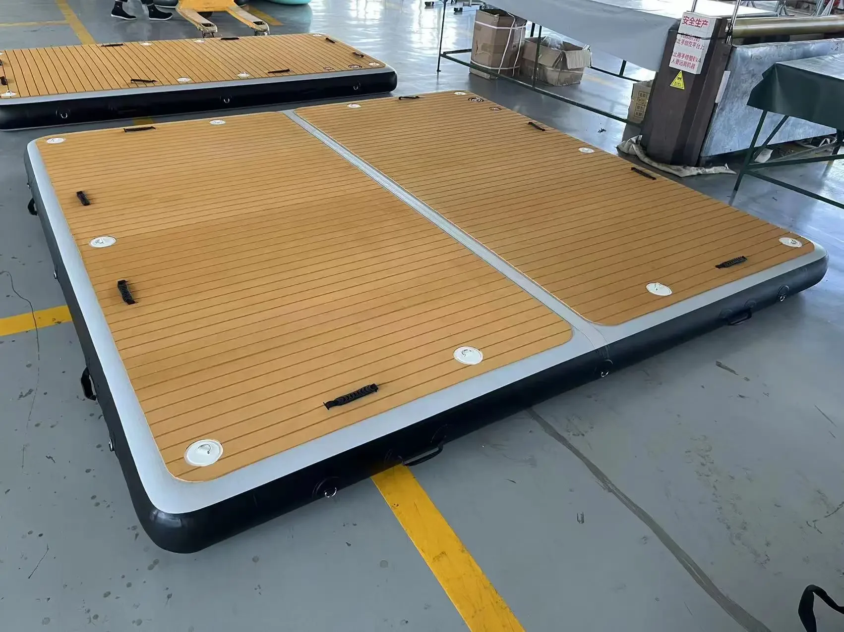 Isola per tappetino da nuoto galleggiante con acqua per barca gonfiabile Dropstitch da 3M