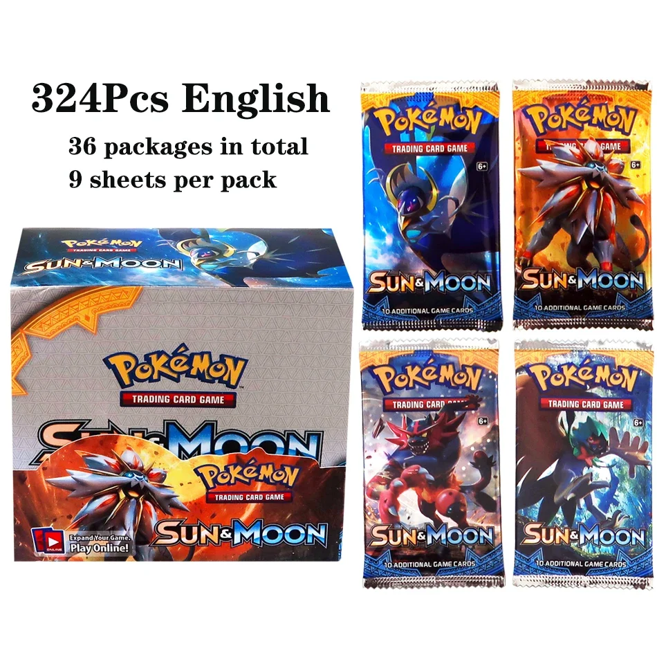 324 stks Pokemon TCG: Sword & Shield-Fusion Strike Booster Display Box (36 Packs) Board Game Card DESTINED RIVALS Stellar Crown