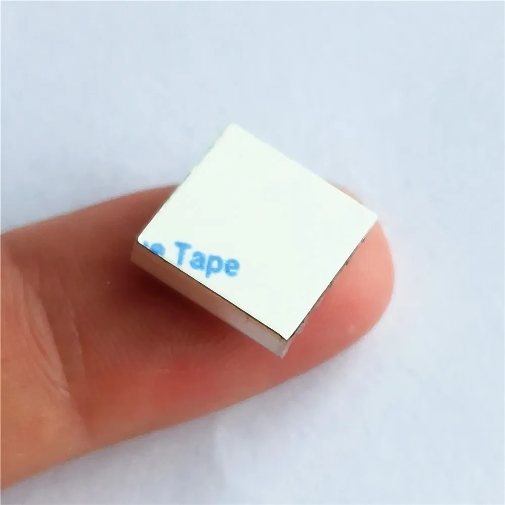 20PCS/Lot 12*12*3mm Laptop Aluminum Heatsinks Chip Cooling Fin With Thermally Conductive Tape Motherboard Electronic Radiator