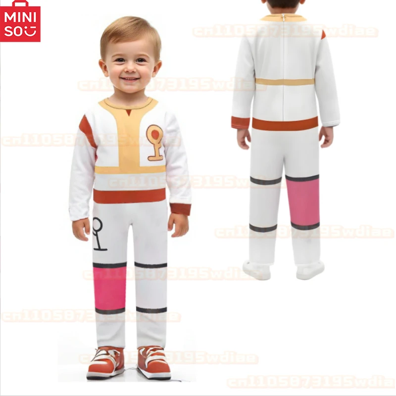 

MINISO Kids Zombies 4 Dawn of The Vampires Jumpsuit Cosplay Costume Zed Victor 3D Printed Halloween Costumes for Children