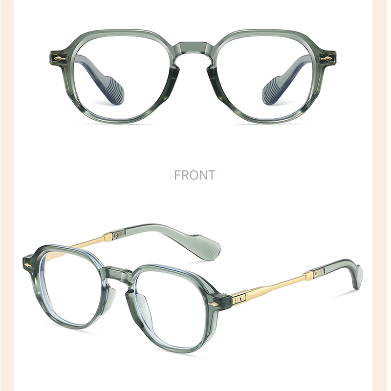 ファッションスクエアフレームアンチブルーライトサングラスユニセックスUV400保護クラシックレトロサングラス