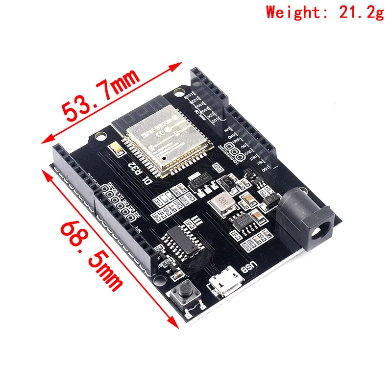 For Wemos D1 ESP32 ESP-32 WiFi Bluetooth 4MB Flash UNO D1 R32 Board Module CH340 CH340G Development Board For Arduino