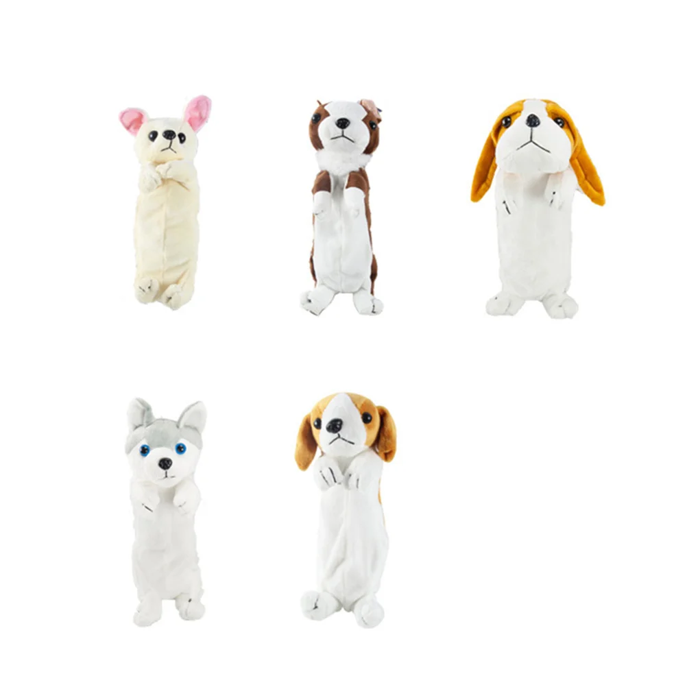 Toiletry Bags Pen for Student Adorable Pencil Animal Dog Case Pouch Stationery Storage Child