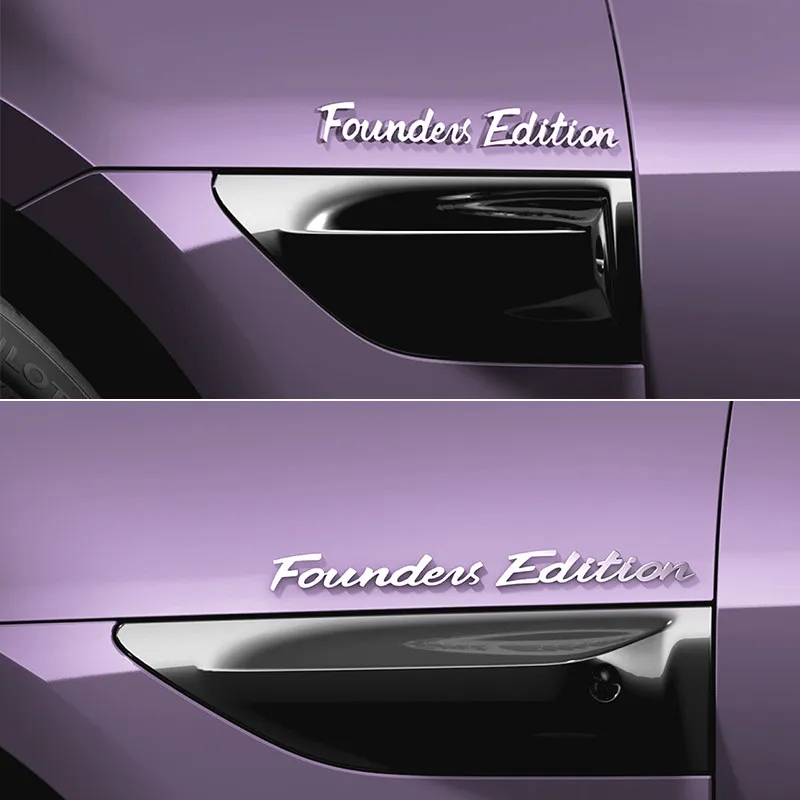 

Suitable for Xiaomi SU7 Founder Edition car sticker exclusive number nameplate steering wheel label metal sticker accessories