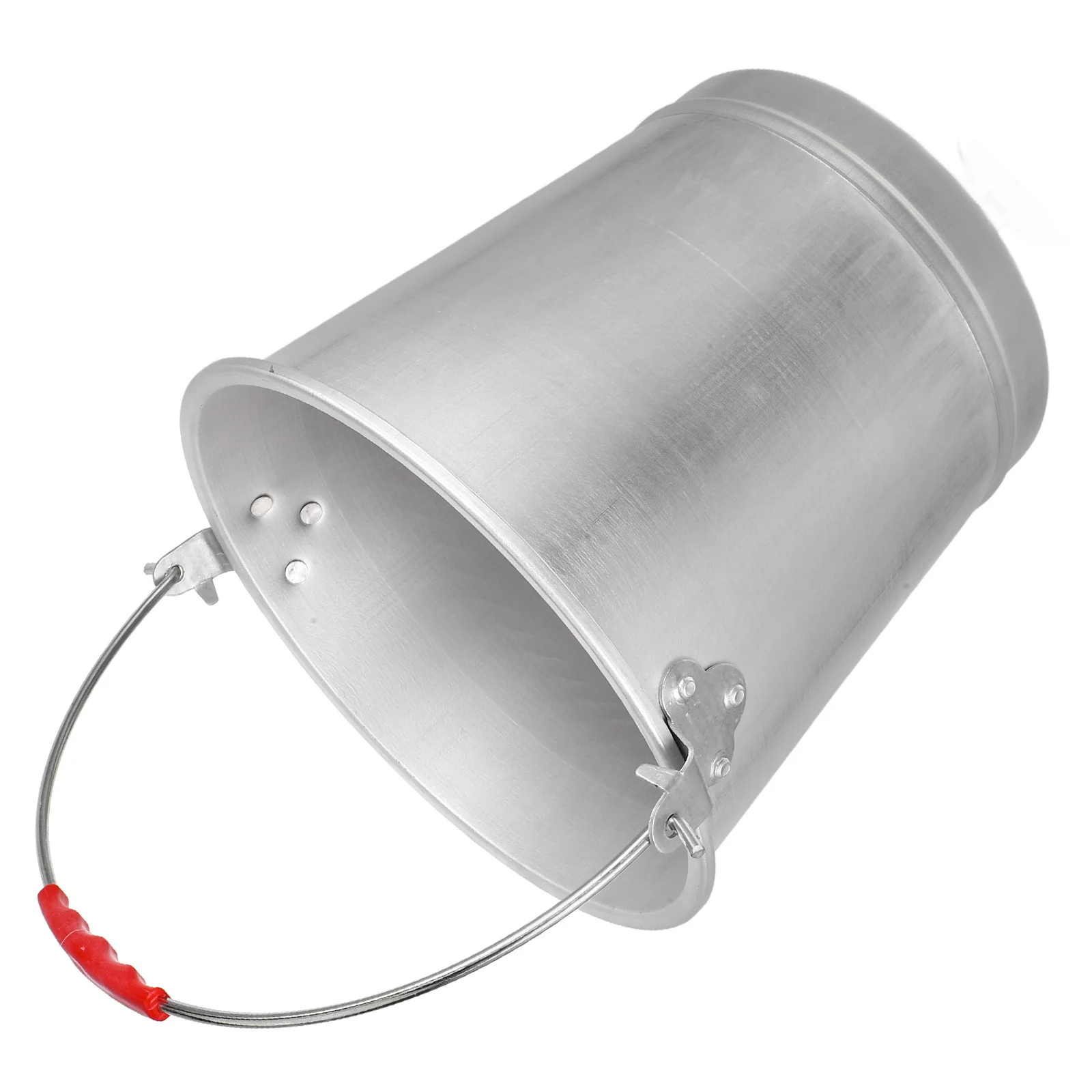 Metal Water Bucket Thick Aluminum Large Capacity Bucket with Handle Portable Milk Barrel Ice Storage Multi Purpose Container
