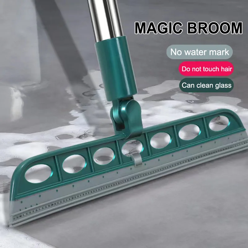 

Magic Broom Sweeping Brush Silicone Mop Household Floor Cleaning Squeegee Wiper Pet Hair Dust Broom Household Cleaning Tools