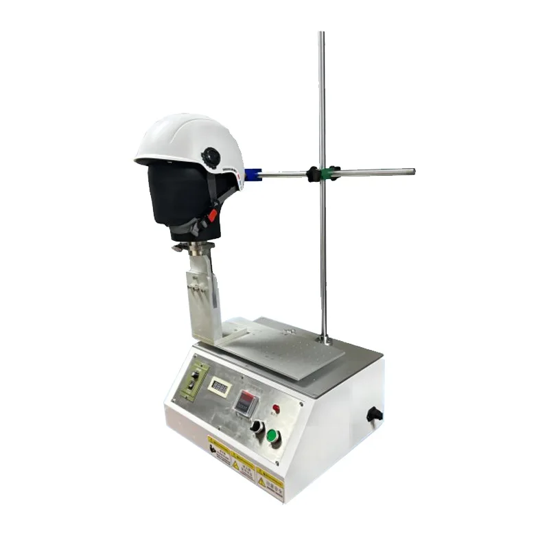 

Sports helmet logo solvent resistance tester