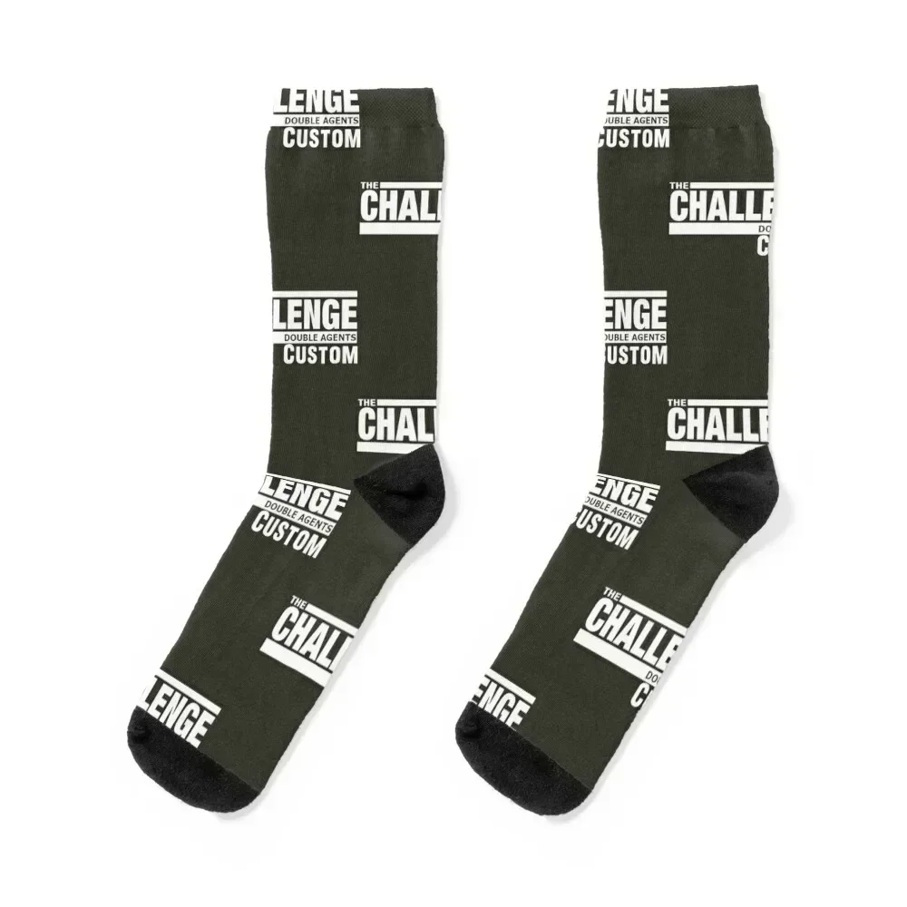 the challenge double agents custom Socks gifts Soccer cartoon ankle Ladies Socks Men's