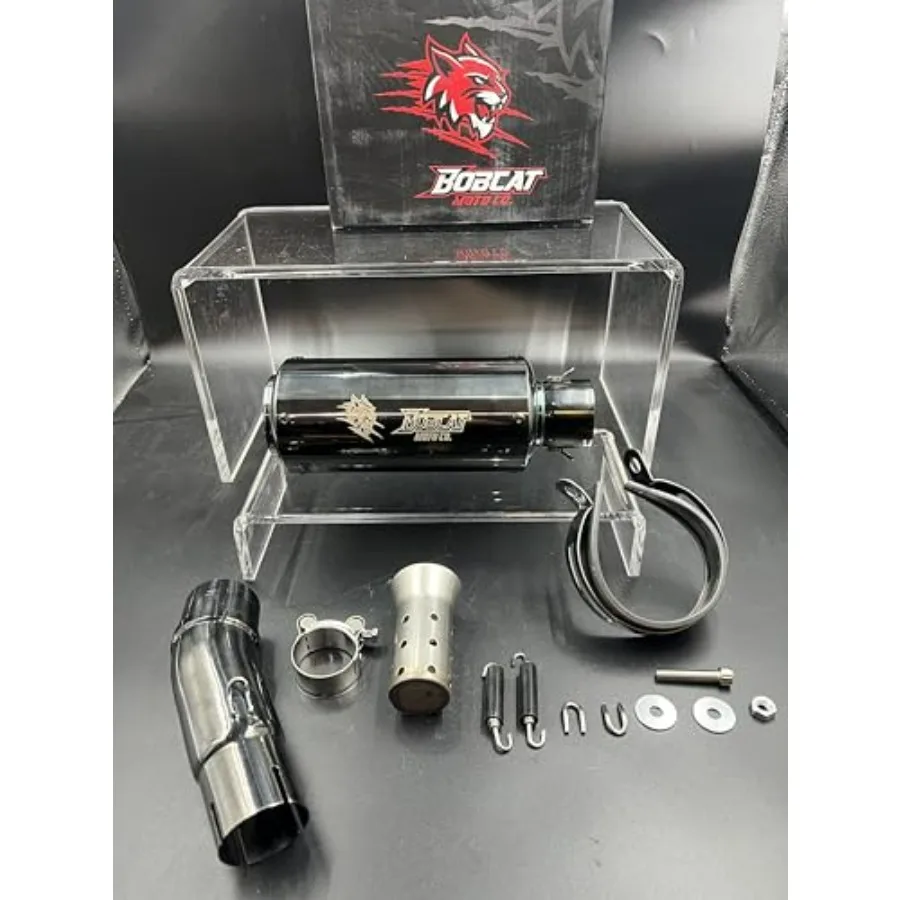 

Muffler Exhaust Mid Pipe for NINJA400 Z400 EX400 Stainless Steel Black Performance Upgrade Lightweight Durable