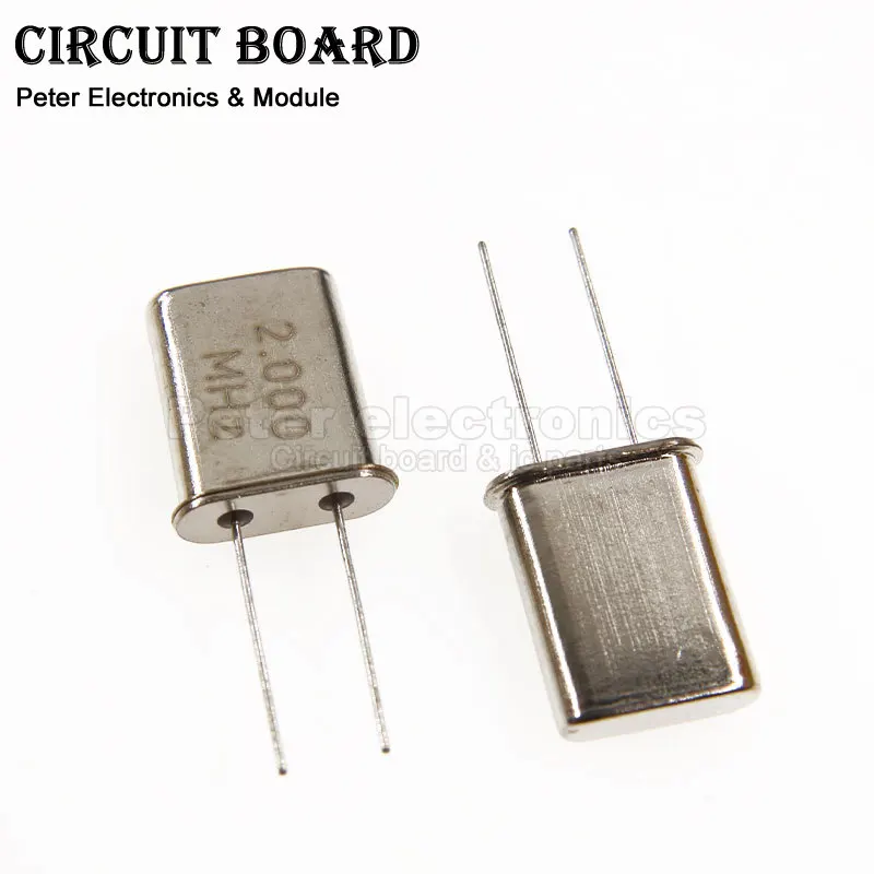 (10pcs)HC-49U 2Pin Passive Crystal Oscillator 2MHz 4MHz 6MHz 8MHz 10MHz 12MHz 1.8432MHz 11.0592MHz18.432MHz 14.7456MHz 16MHz