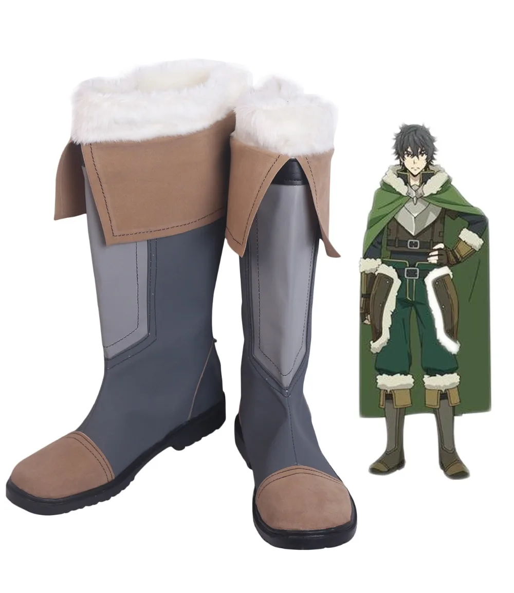 The Rising of the Shield Hero Naofumi Iwatani Cosplay Shoes Boots Props