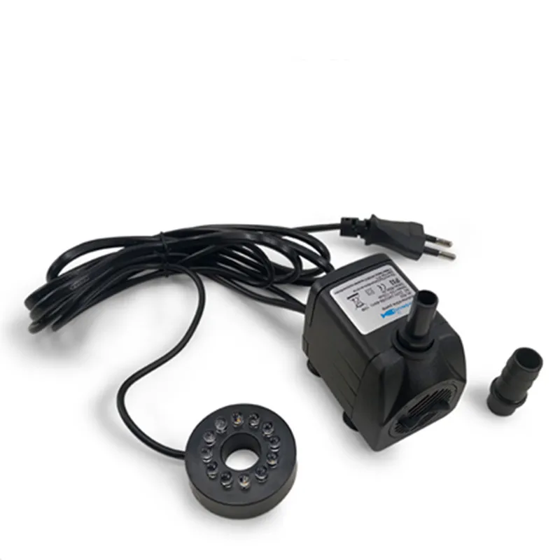 

Aquarium Fish Tank Pond Fountain Submersible Pump LED Mini Water Pump 15W 210-GPH US110V/EU220V