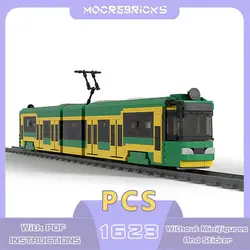 Rail Cars Tatra RT6 Technology Bricks Model City Famous Tram Building Blocks Educational Toys Kit Children's Birthday Gift