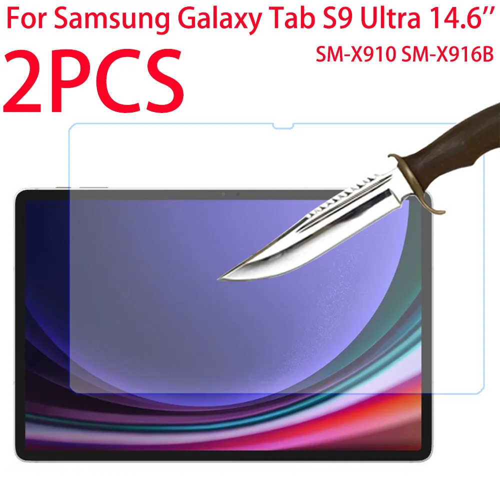 

2PCS For Samsung Galaxy Tab S9 Ultra 14.6 inch WiFi 5G 2023 Tempered Glass Screen Protector For S9 Ultra 14.6'' Protective Film