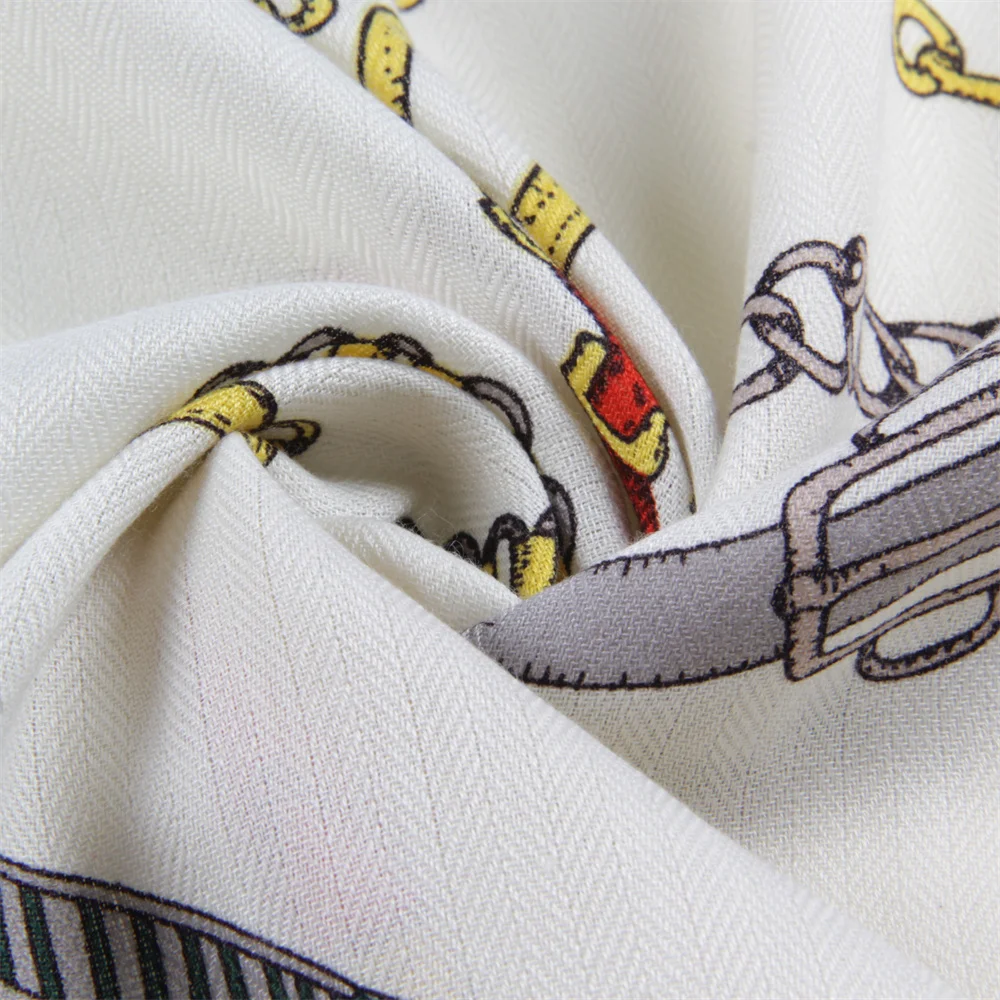 30% الحرير 70% الكشمير وشاح مصمم الفاخرة الباشمينا شالات للنساء ساحة اليد توالت حواف سرق بطانية كبيرة المعطف 135 سنتيمتر #5