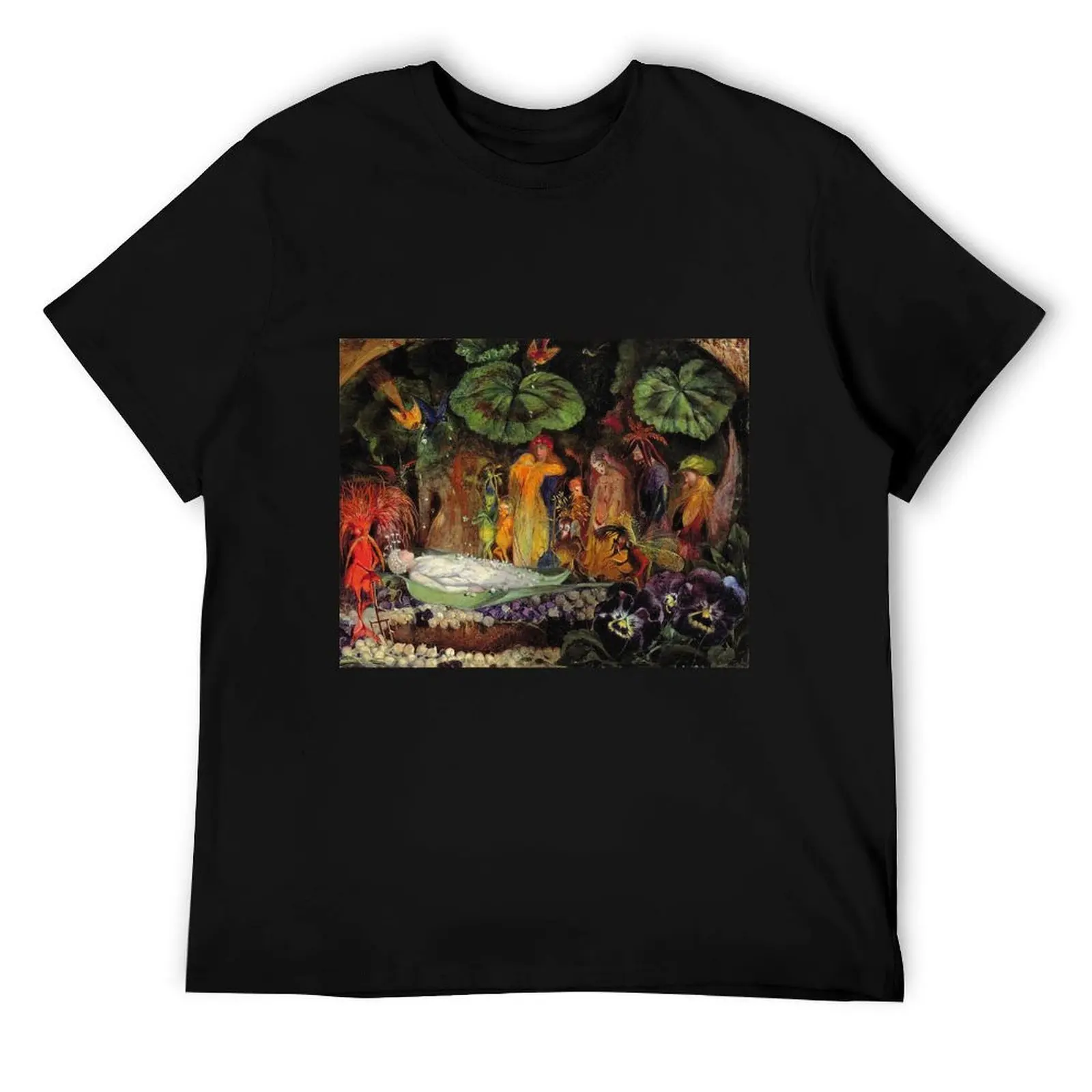 

“Fairy Funeral” by John Anster Fitzgerald T-Shirt t shirt custom print man t shirt heavy cotton T-Shirt