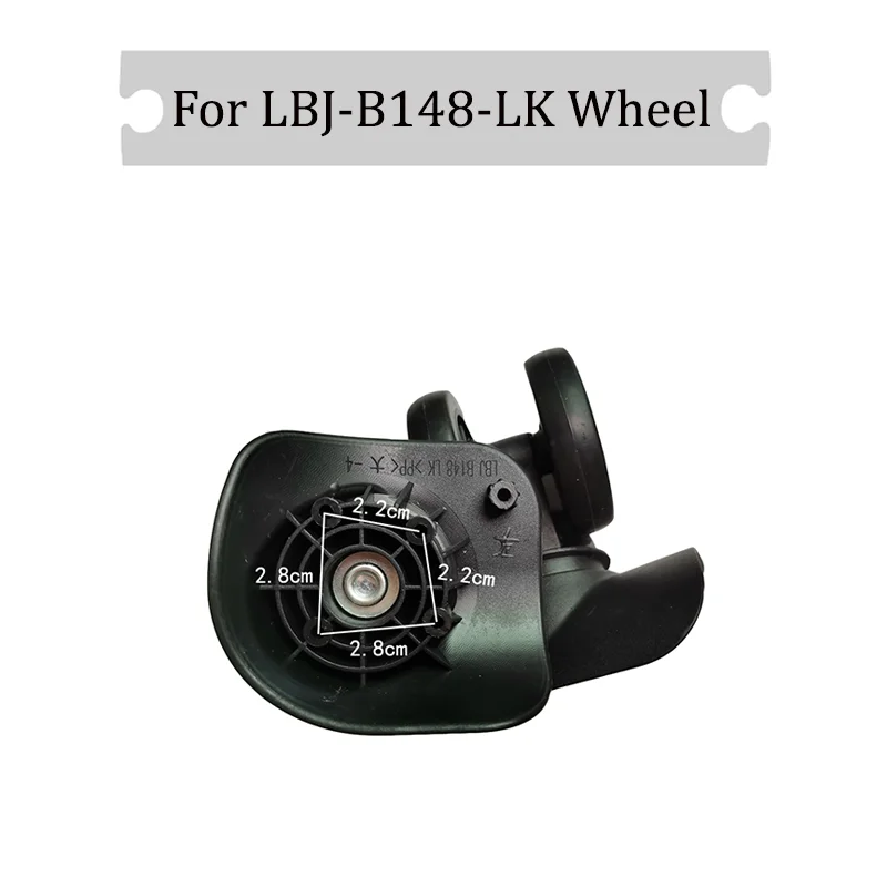 

For LBJ-B148-LK Universal Wheel Replacement Suitcase Silent Smooth Shock Absorbing Durable Convenient Accessories Caster Wheels