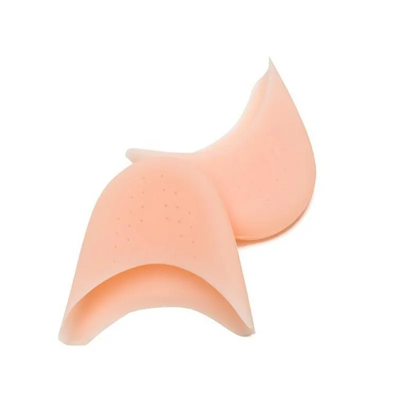 2Pairs Silicone Toe Protectors, Anti‑Wear Toe Covers Anti‑Pain Foot Pads for High Heels, Big & Small Toe Guards