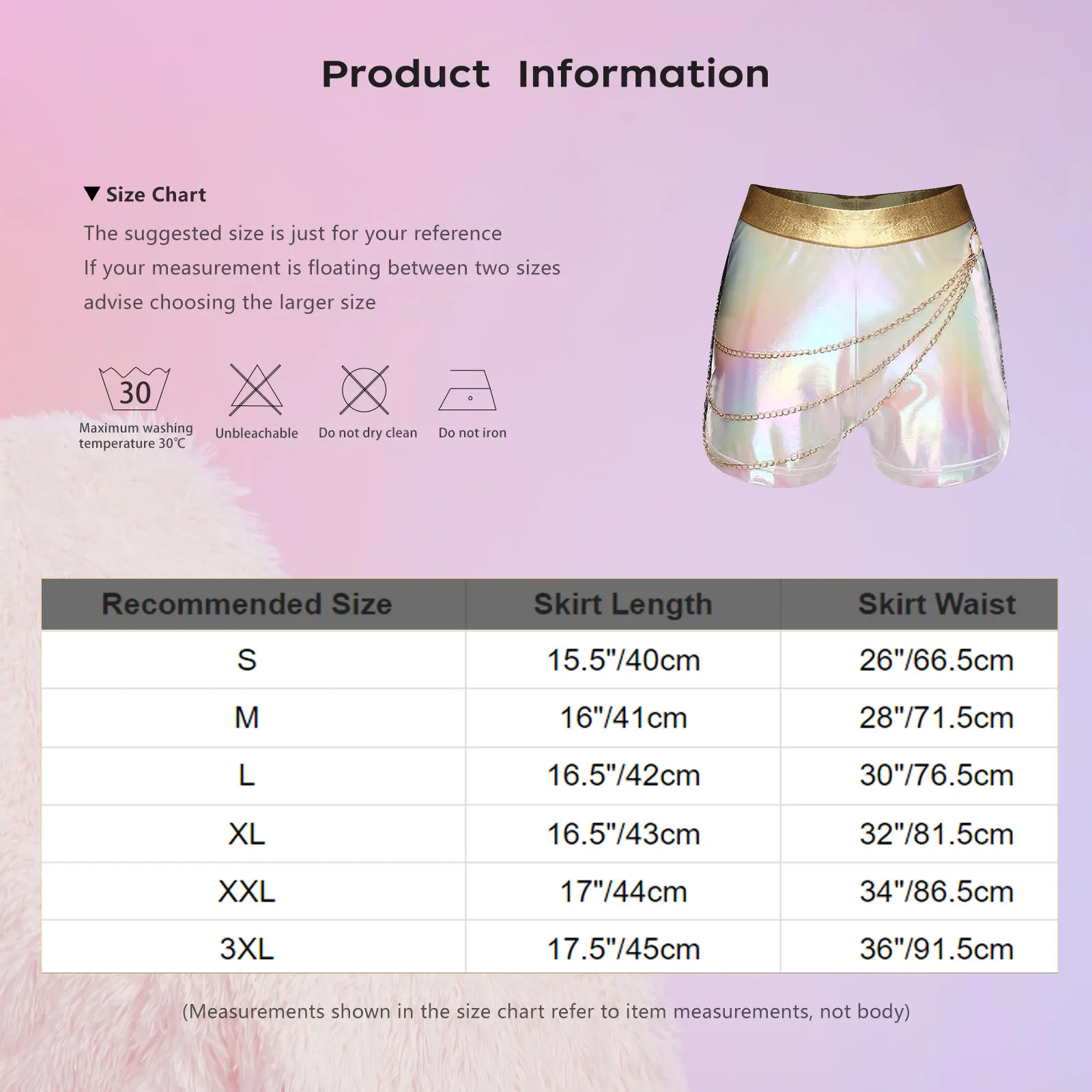 المرأة الهيب هوب المغني الجاز ملابس رقص شورت معدني لامع مزين بسلاسل قابلة للفصل ل الهذيان الموسيقى حفلة الرقص القاع #6