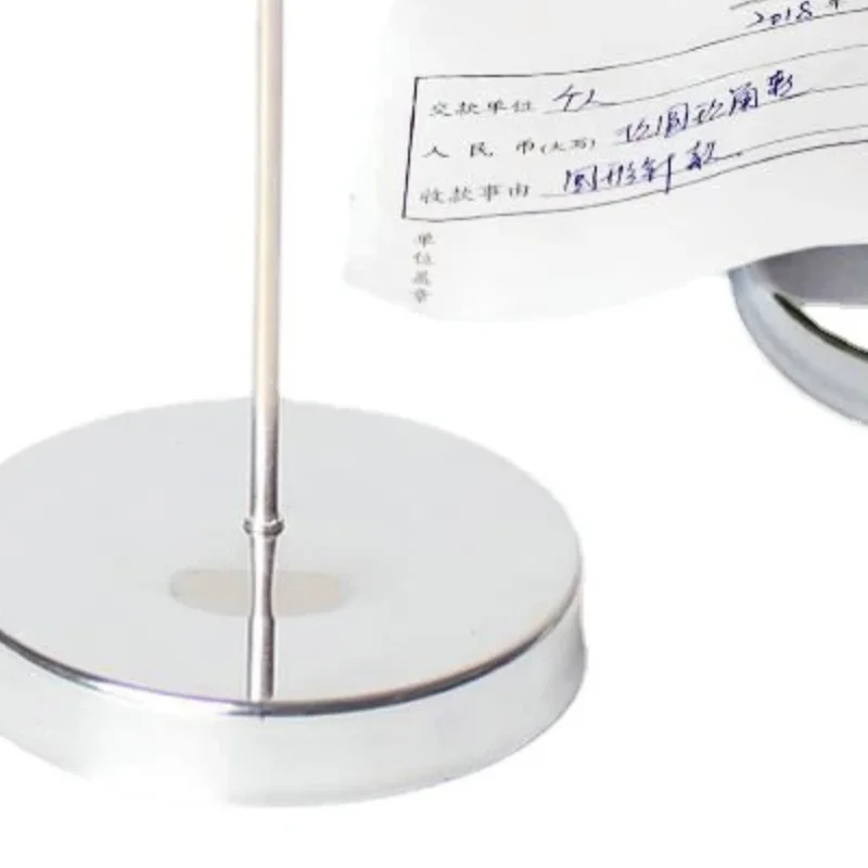 Desk Receipt Holder Stainless Steel Straight Rod Paper Memo Holder Spike Stick For Bill Receipt Kitchen Accessories