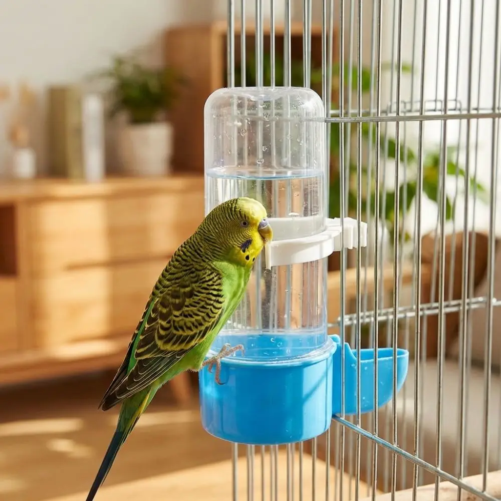240ML Capacity Automatic Bird Feeder Plastic Detachable Base Bird Water Dispenser Leak-Proof Hummingbird Feeder