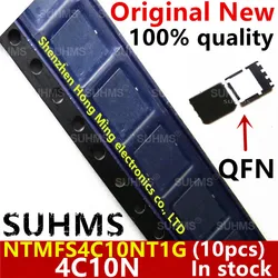 Chipset de QFN-8 4C10N, NTMFS4C10N, NTMFS4C10NT1G, 100% nuevo, 10 unidades