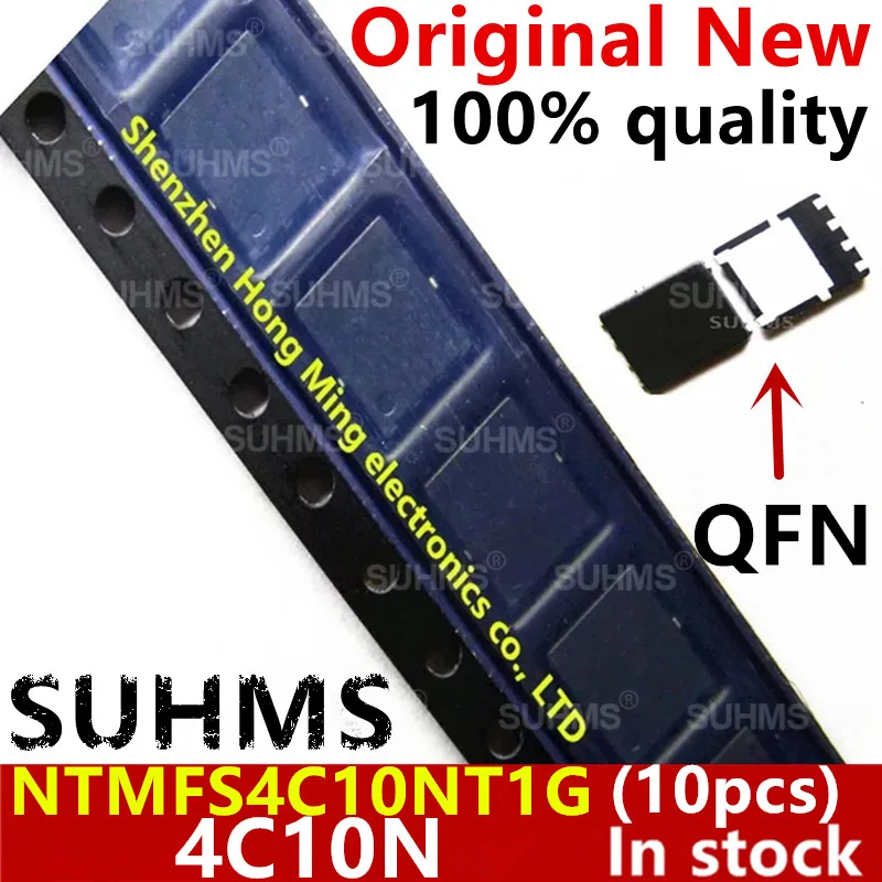 (10 sztuk) 100% nowy chipset 4C10N NTMFS4C10N NTMFS4C10NT1G QFN-8