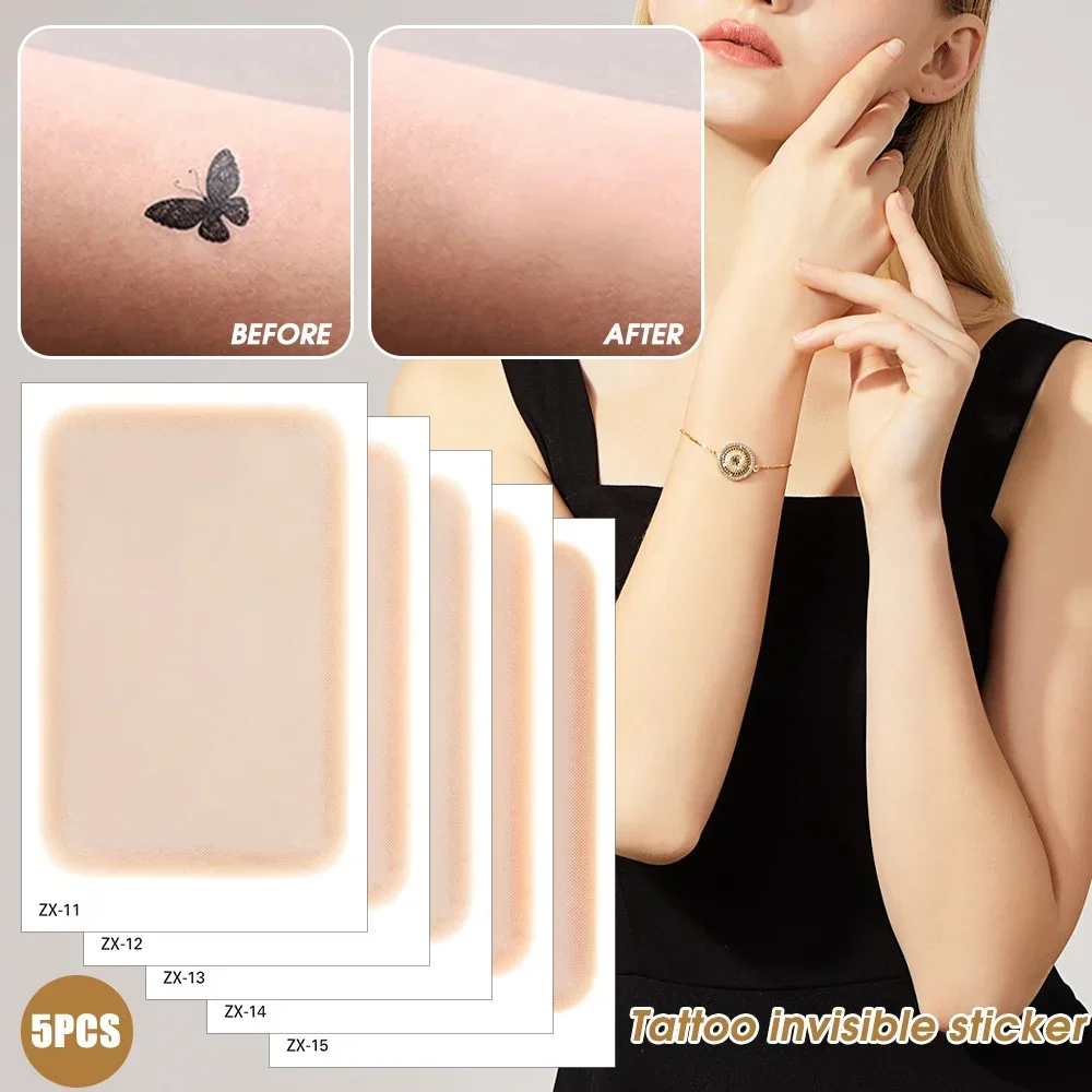 Ultra Thin Tattoo Flaw Concealing Tape Unisex Waterproof Full Cover Concealer Stickers Body Arm Temporary Concealing Scar Cover