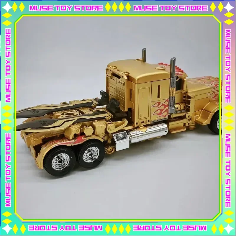 30CM Transformation Gold Roboter Spielzeug Optimus Prime Legierung Star Commander Spielzeug Lkw Auto Film Anime Action Figure kinder Für spielzeug