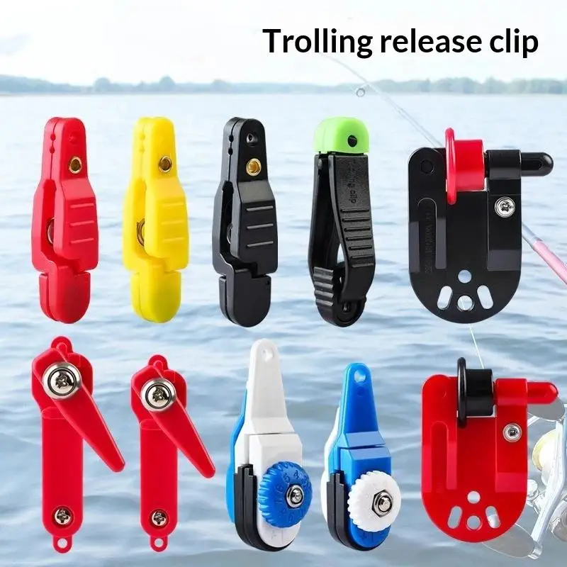 Heavy Duty Rust Resistant Fishing Release Clip Durable Outrigger Downrigger Trolling Clips for All Kinds of Fishing Scenarios