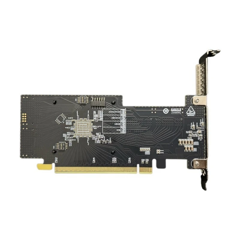 PLX8749 4 SFF8654 Can Be Connected To U2 Hard Disk Network Interface Graphics Main Board Free Splitting Expansion Card