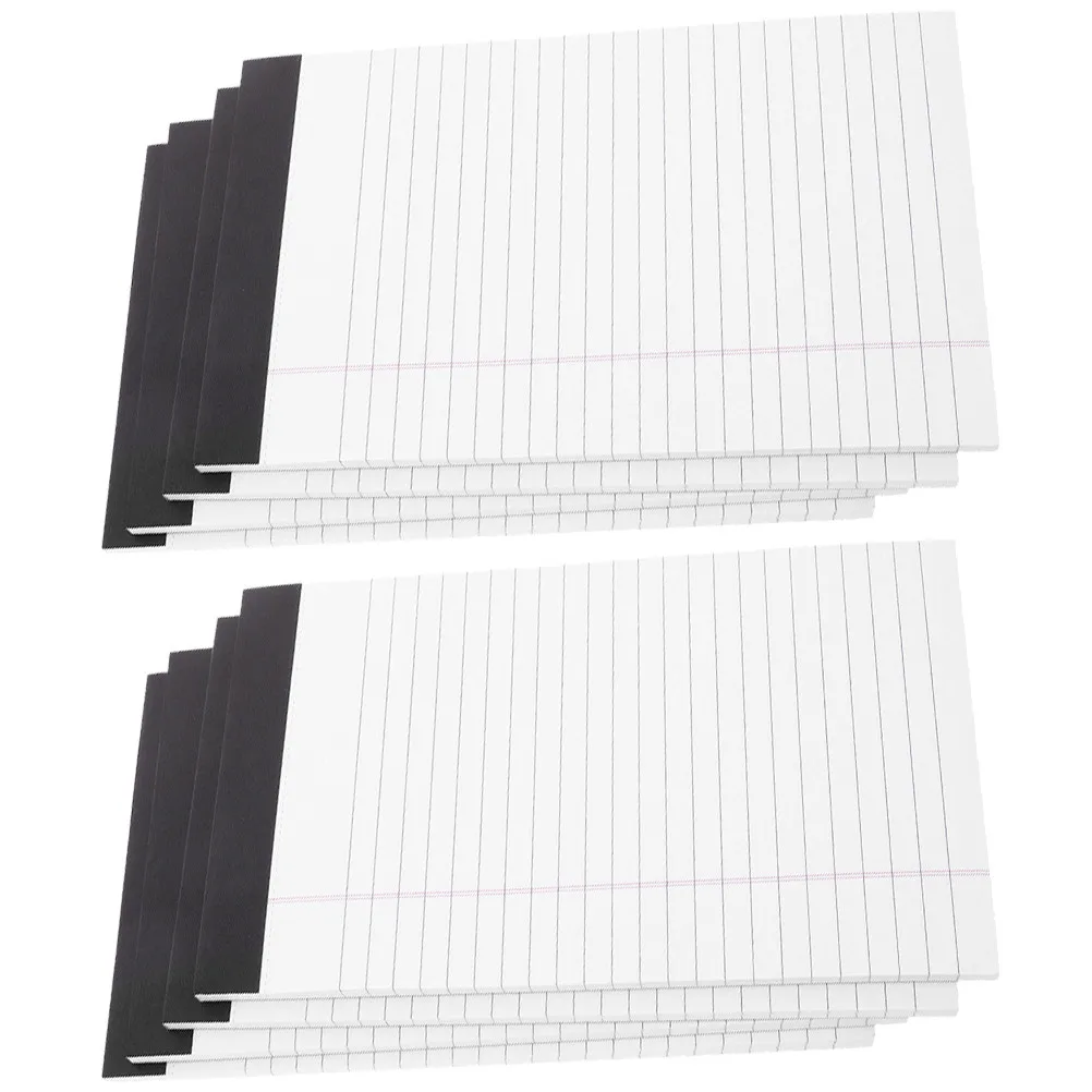 8Pcs A5 Legal Notepad Tear-Off Lined Notepads Portable Pocket Size Smooth Writing Paper for Students Office Journal