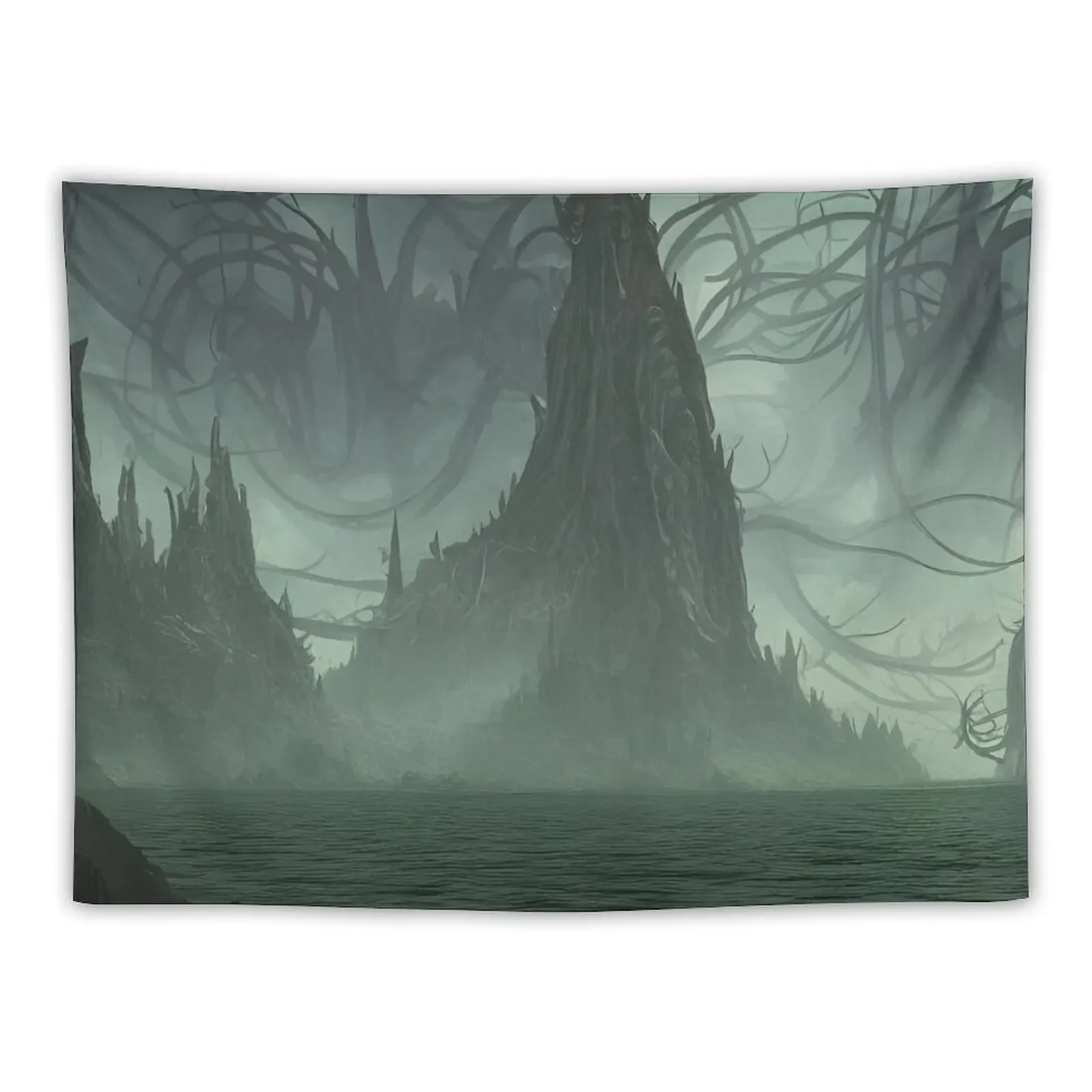 

R'lyeh Tapestry Tapete For The Wall Carpet On The Wall Decoration Pictures Room Wall Things To The Room Tapestry