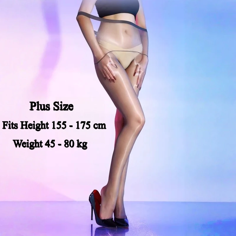 

Плюс размер бесшовные тонкие колготки с высокой талией 5D Aurora Oil блестящие вечерние чулки женские сексуальные прозрачные дышащие нижнее белье