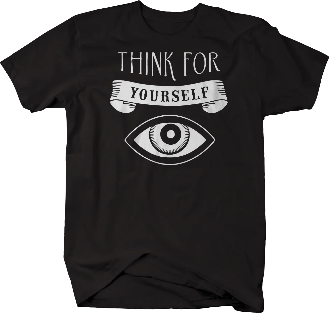 Summer Short Sleeve Casual Mens T-shirt Size S-5xl Think for Yourself All Seeing Eye T-Shirt 100% Cotton O-Neck  graphic  shirts